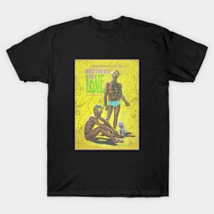 BROTHERS IN LOVE - vintage retro LGBT book art T-Shirt